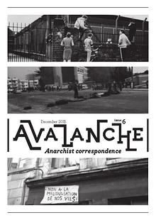 Avalanche - The Anarchist correspondence zine