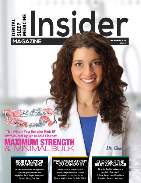 Dental Sleep Medicine Insider December 2015