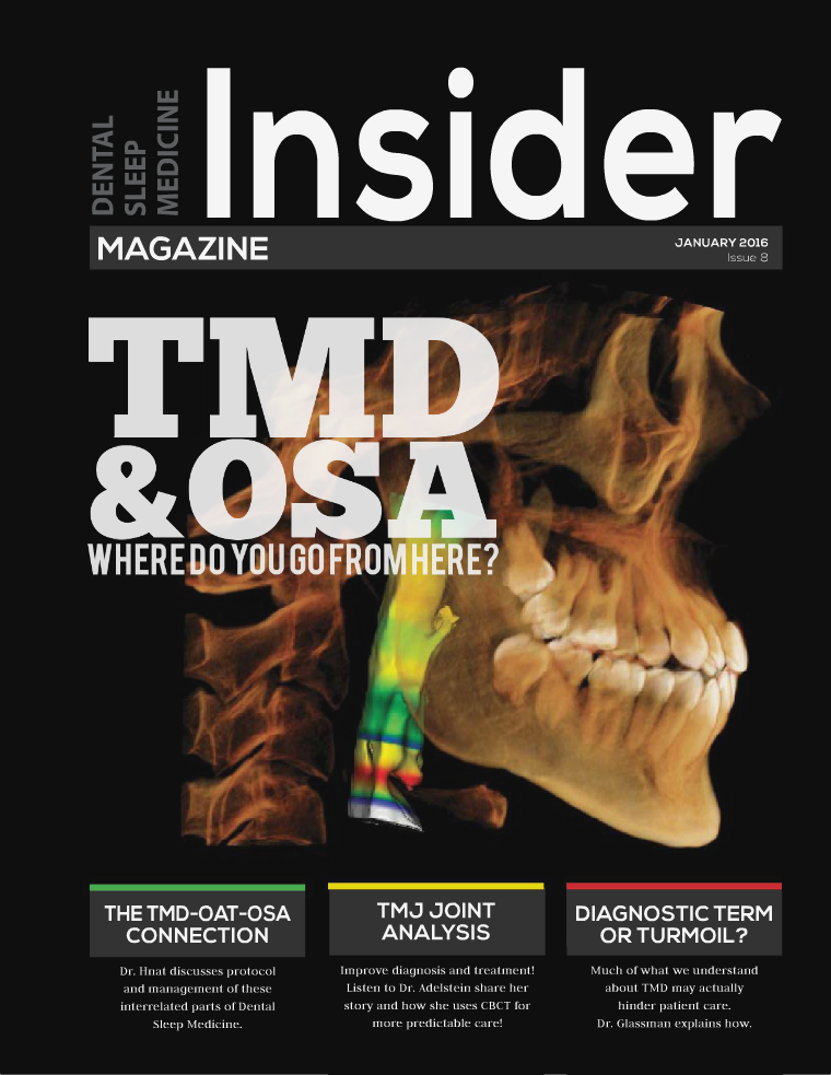 Dental Sleep Medicine Insider January 2016