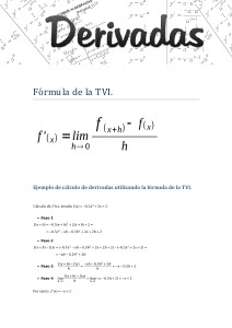 Matemáticas aplicadas a las ciencias sociales Derivadas