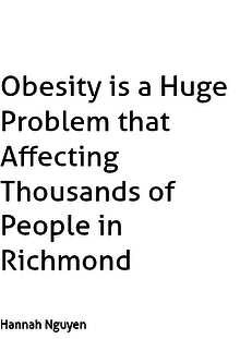 The Obesity Epidemic