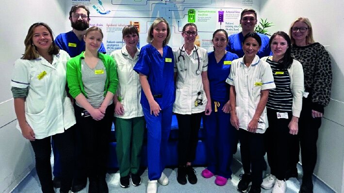 Staff from Tunbridge Wells Hospital ICU