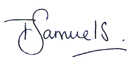 Tracey Samuels signature