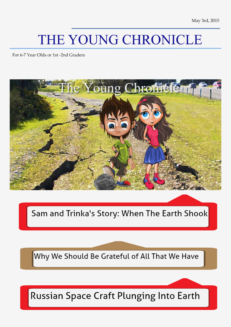 The Young Chronicle: For 2nd Graders May 3rd, 2015