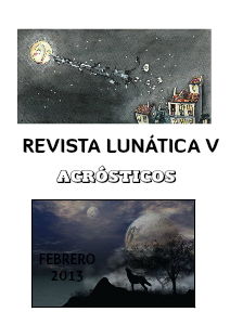 PROYECTO LUNÁTICOS (Nº5) (revista V Acrósticos)