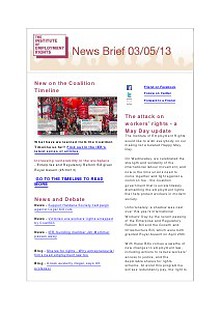 Weekly Employment Law News Briefs