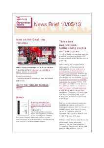 Weekly Employment Law News Briefs 10/05/2013