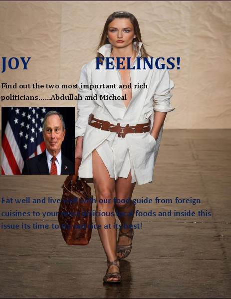 JOY FEELINGS MAGAZINE 36 pages