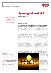 Synergiekontakt 2013 TIP Synergiekontakt September 2013