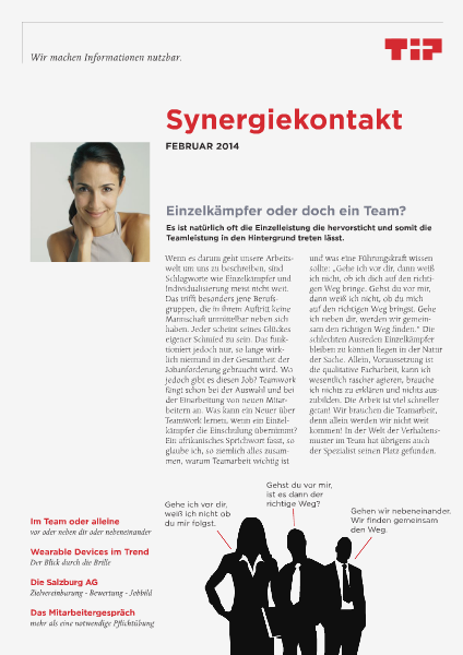 Synergiekontakt Februar 2014