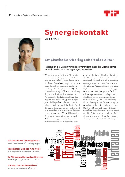 Synergiekontakt März 2014