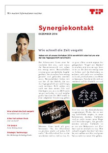 Synergiekontakt 2014