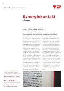 TIP Synergiekontakt März 2013