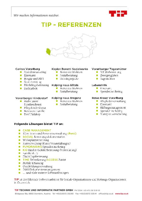 TIP - Referenzliste 13.06.2016