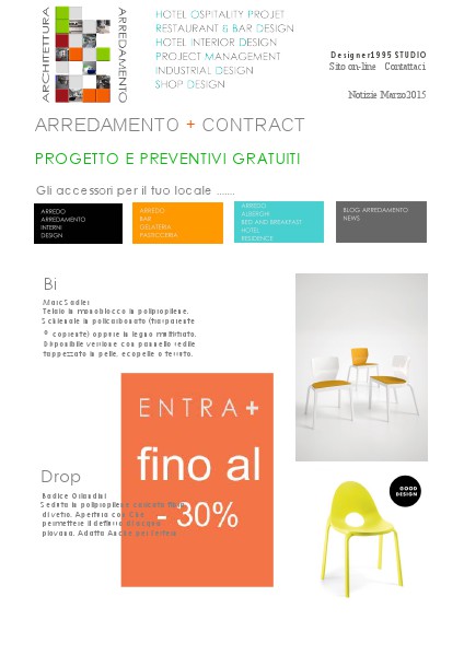 NEWS Arredamento Contract Mar. 2015