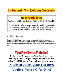 Internet Marketing Secrets