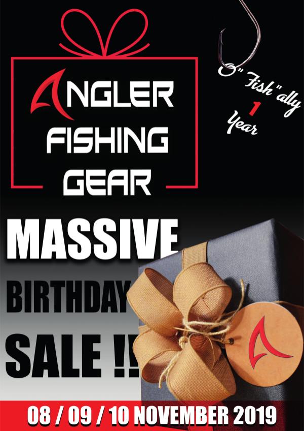 ANGLER FISHING GEAR FIRST BIRTHDAY