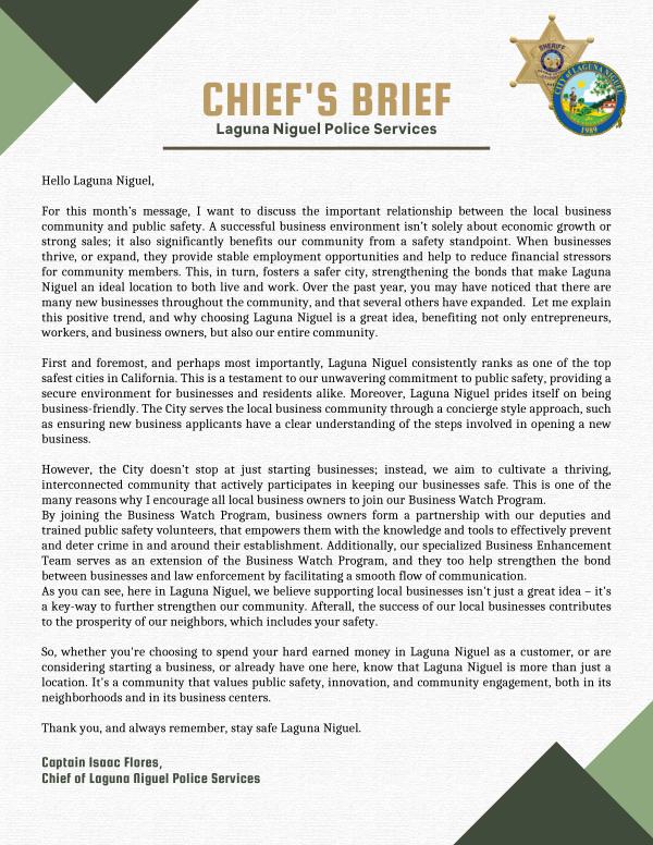 Chiefs Brief - Start of 2024