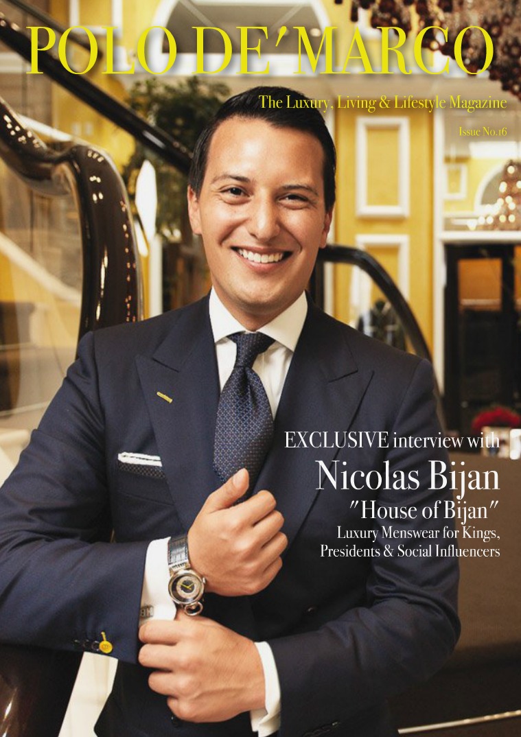 Issue No.16 - Polo De'Marco Magazine Nicholas Bijan 'House of Bijan'