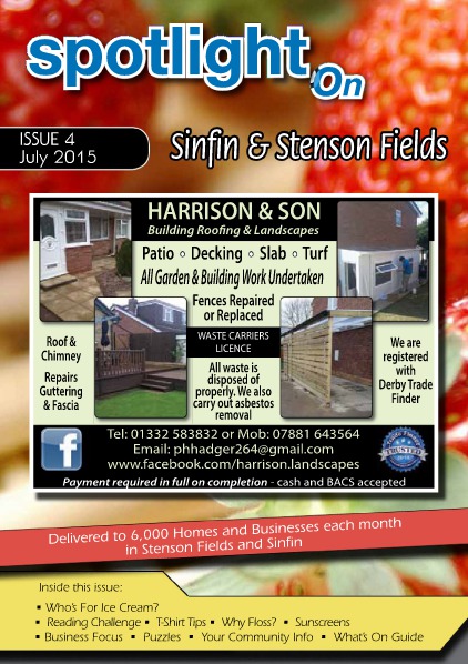 Spotlight Magazines Spotlight on Sinfin & Stenson Fields July 2015