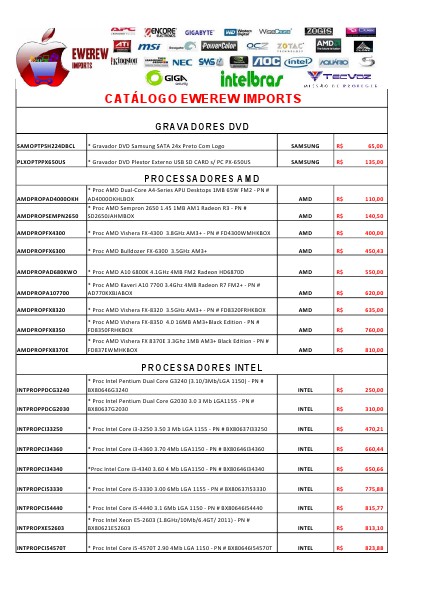 Catálogo Ewerew Imports - Informática e Segurança