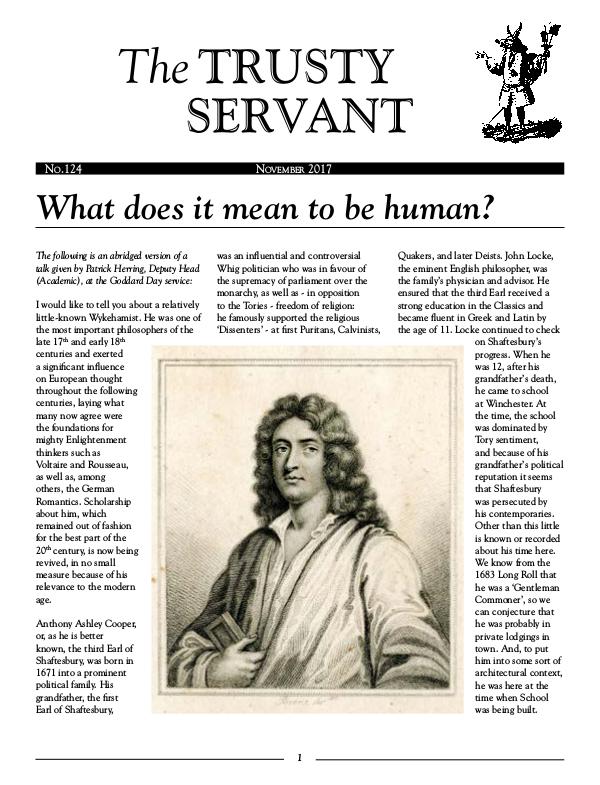 The Trusty Servant Nov 2017 No. 124