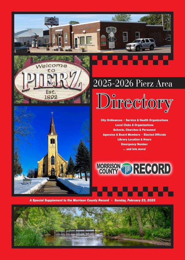 2025 Pierz Directory
