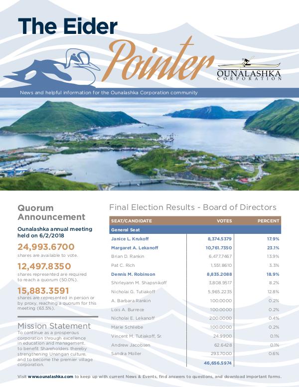 Ounalashka Corp - The Eider Pointer Newsletter_July2018_11 web