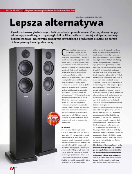 Aktywne kolumny Audio Pro ADDON T20