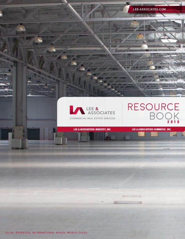 Lee & Associates Vendor Resource Book 2018 Resource Book