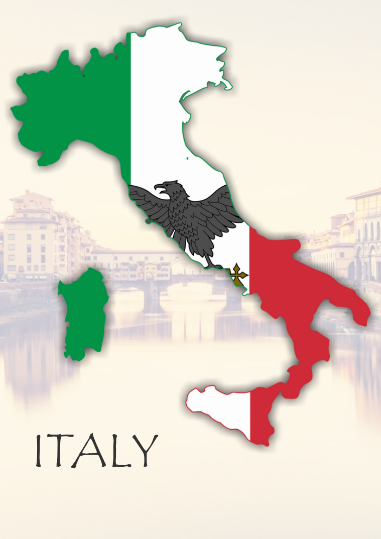 World, Country, City Italy