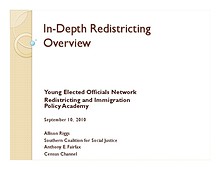 YEO Redistricting