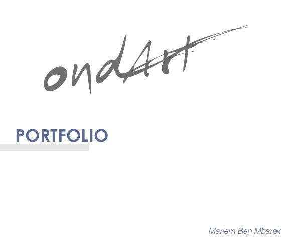 PORTFOLIO ONDART Portfolio Mariem Ben Mbarek