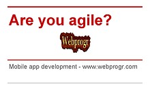 Are you agile-   - Mobile app development