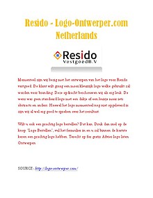 Resido - Logo-Ontwerper.com Netherlands