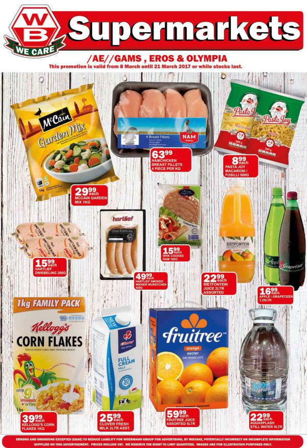 Woermann Supermarkets 8 March - 21 March 2017