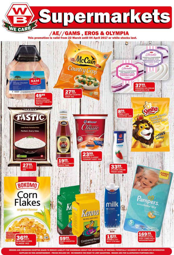 Woermann Supermarkets 22 March - 4 April 2017