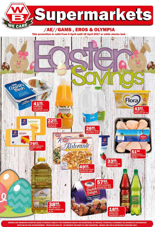 Woermann Supermarkets 5 April - 18 April 2017