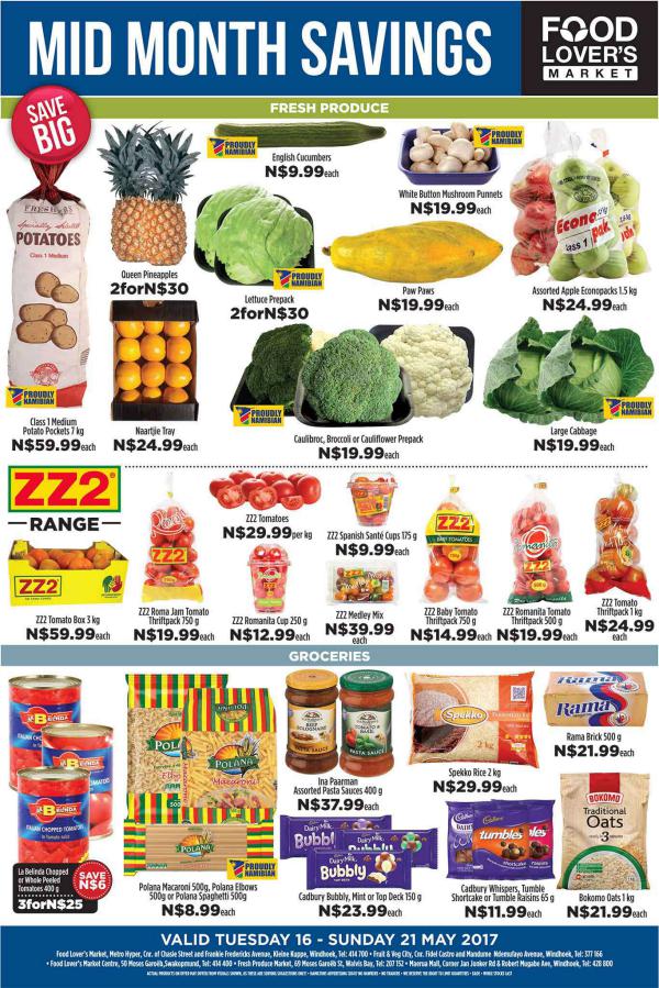 Fruit & Veg City Namibia 16 May - 21 May 2017