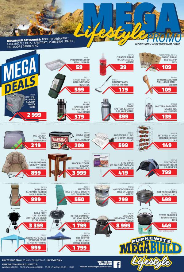 Pupkewitz MegaBuild Namibia Mega Lifestyle Promo