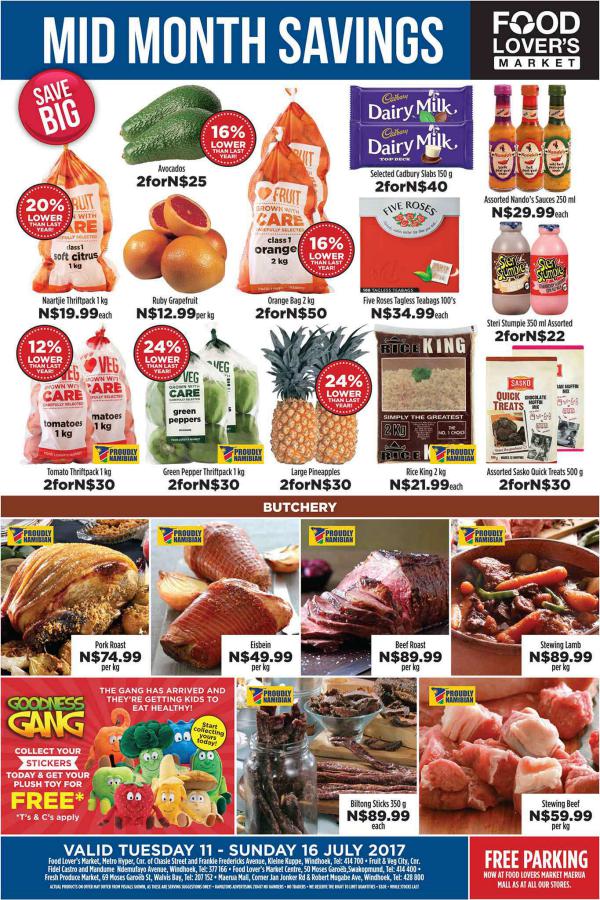 Fruit & Veg City Namibia 11 July - 16 July 2017