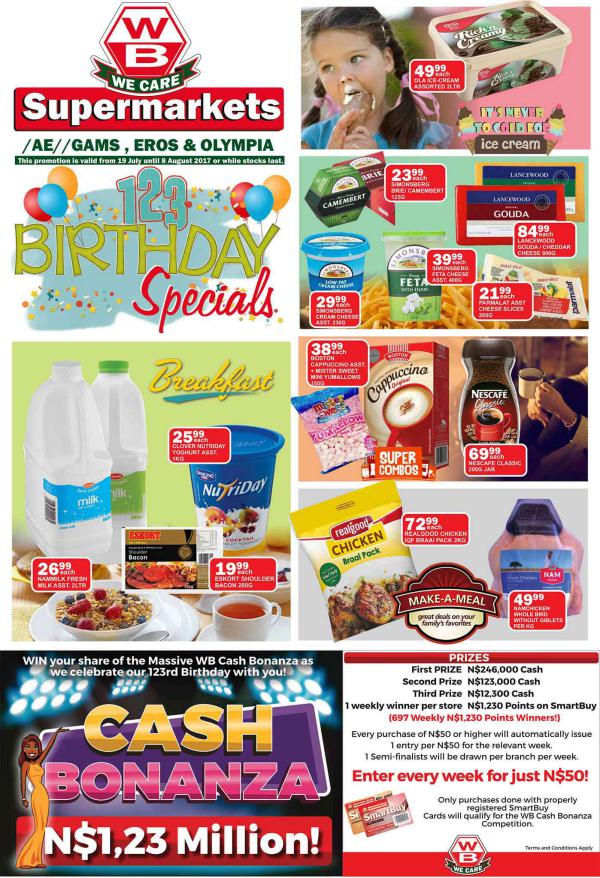 Woermann Supermarkets 19 July - 8 August 2017