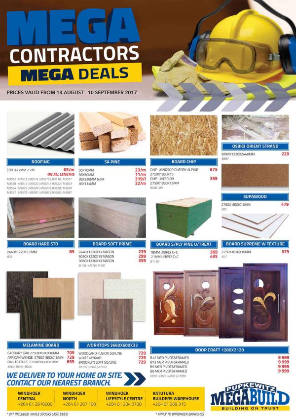 Pupkewitz MegaBuild Namibia Mega Contractors Promo