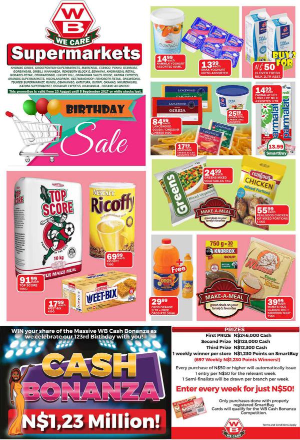 Woermann Supermarkets 23 August - 5 September 2017