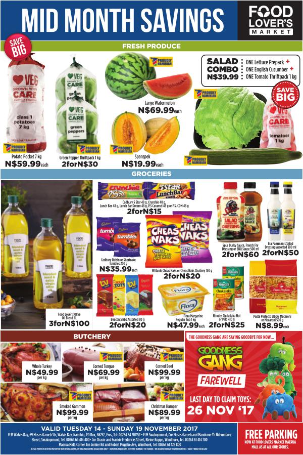 Fruit & Veg City Namibia 14 November - 19 November 2017