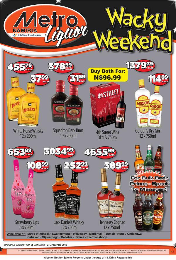 Metro Liquor Namibia 25 Jan - 27 Jan 2018