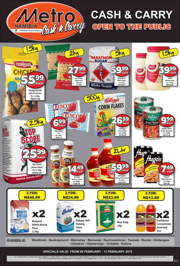 Metro Cash & Carry Namibia 8 Feb - 11 Feb 2018