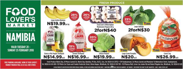 Fruit & Veg City Namibia 20 Feb - 25 Feb 2018