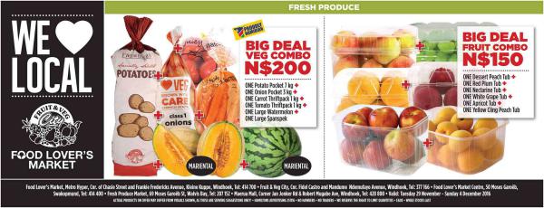 Fruit & Veg City Namibia 29 November - 4 December 2016