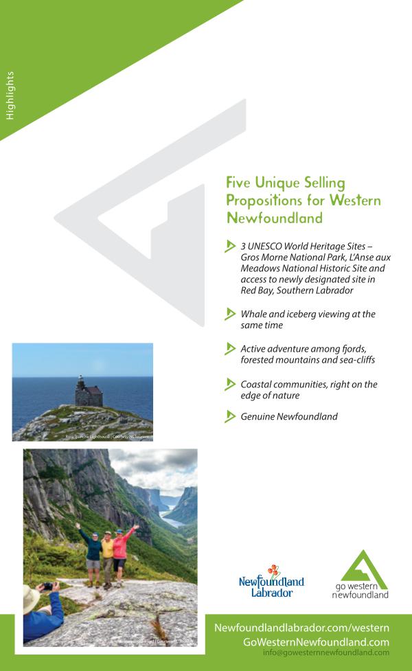 Western Newfoundland DMO Press Kit 2016